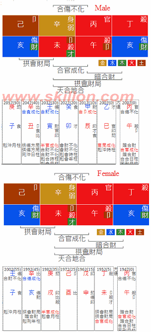 Good bad八字 BaZi Four Pillars of Destiny Patt Chee